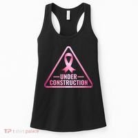 Under Construction Breast Cancer Awareness Women's Tank Top thumb 0
