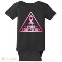 Under Construction Breast Cancer Awareness Baby Bodysuit thumb 0