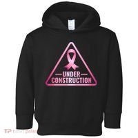 Under Construction Breast Cancer Awareness Toddler Hoodie thumb 0