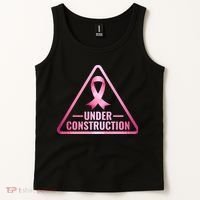Under Construction Breast Cancer Awareness Tank Top thumb 2