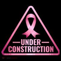Under Construction Breast Cancer Awareness Kids Sweatshirt thumb 2
