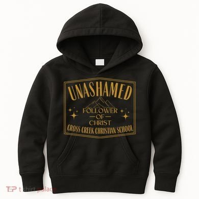 Unashamed Cross Creek 2324 Design Kids Hoodie