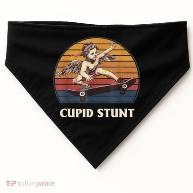 Unhinged Cringe Cupid Stunt USA-Made Doggie Bandana