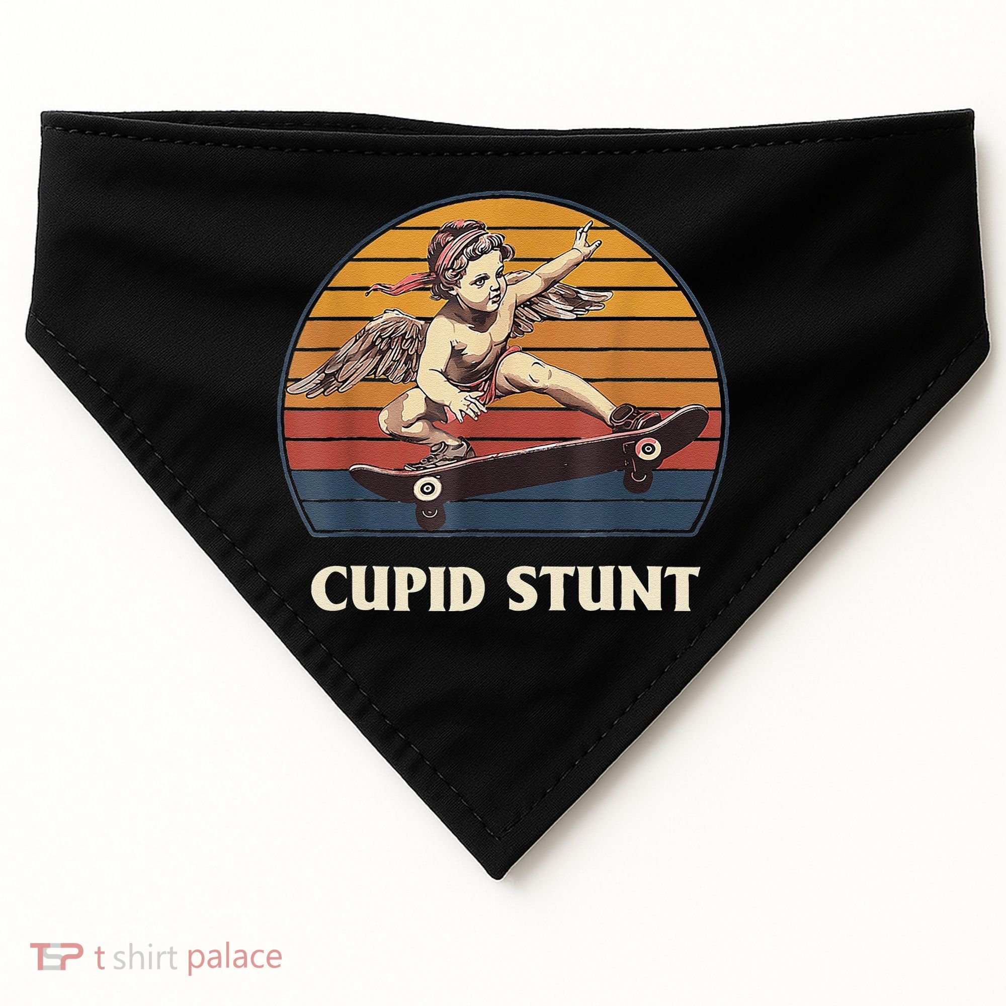 Unhinged Cringe Cupid Stunt USA-Made Doggie Bandana