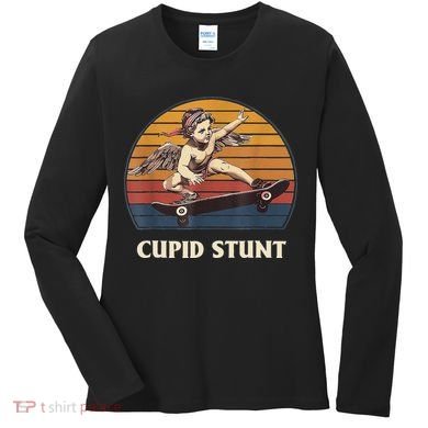 Unhinged Cringe Cupid Stunt Women's Long Sleeve Shirt