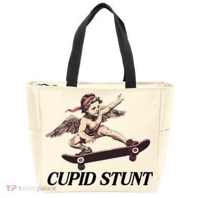 Unhinged Cringe Cupid Stunt Funny Inappropriate Embarrassing Tote Bag