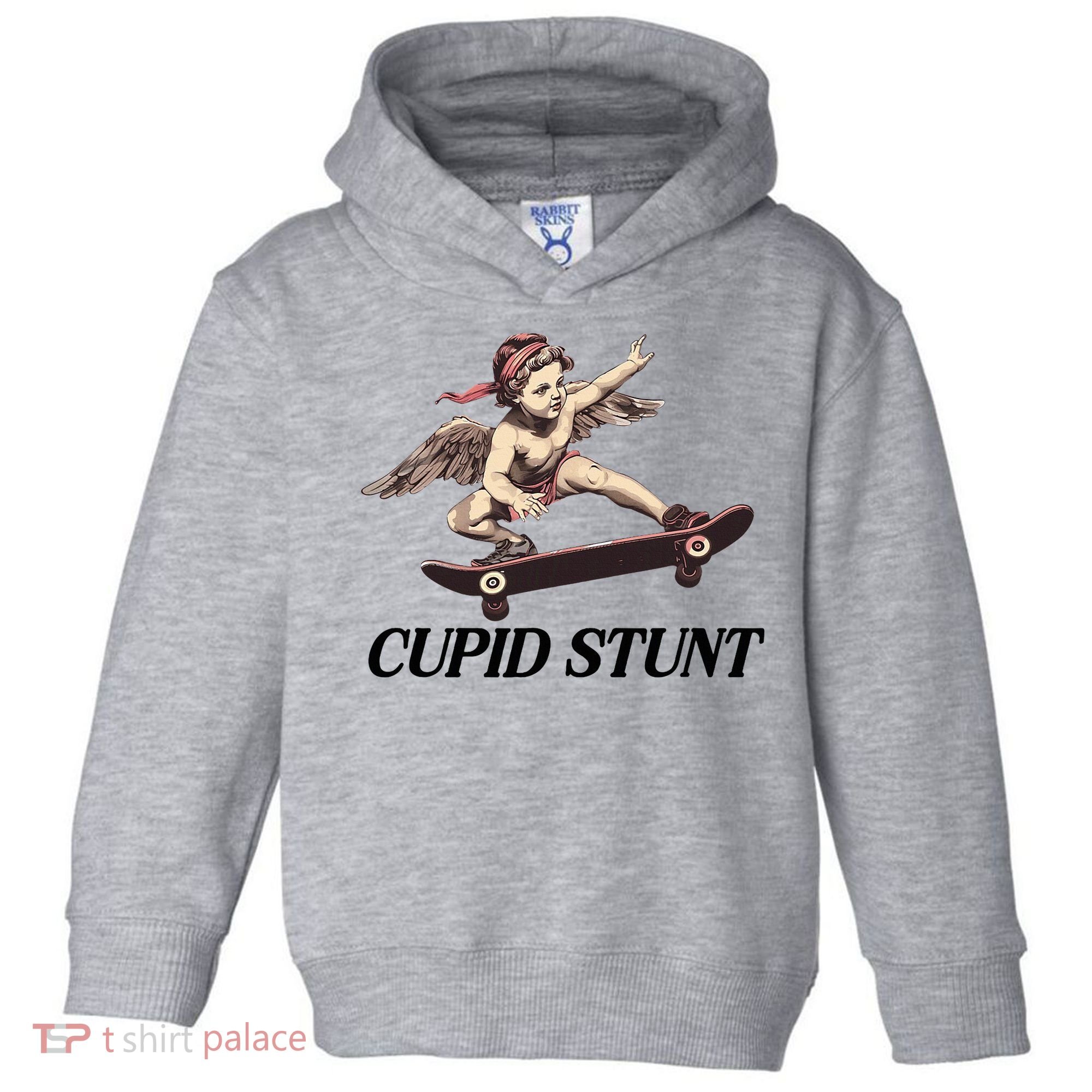Unhinged Cringe Cupid Stunt Funny Inappropriate Embarrassing Toddler Hoodie