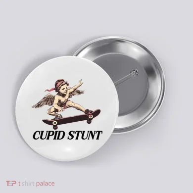 Unhinged Cringe Cupid Stunt Funny Inappropriate Embarrassing Button