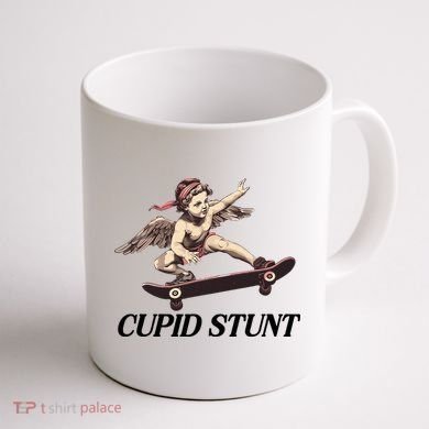 Unhinged Cringe Cupid Stunt Funny Inappropriate Embarrassing Coffee Mug back