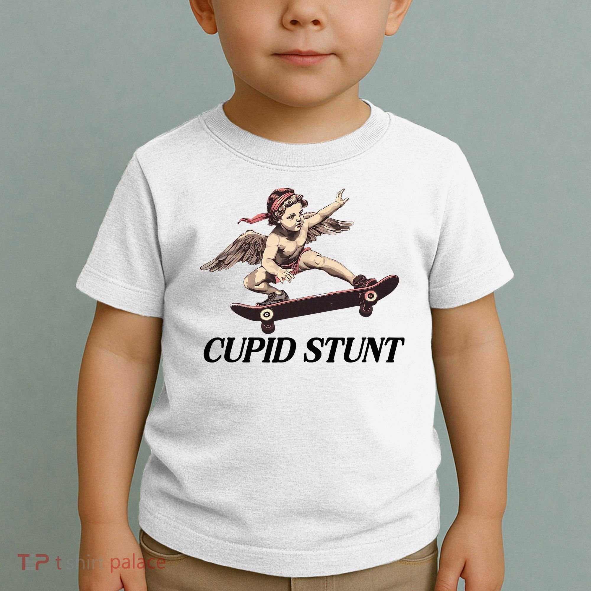 Unhinged Cringe Cupid Stunt Funny Inappropriate Embarrassing Toddler T-Shirt