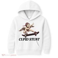 Unhinged Cringe Cupid Stunt Funny Inappropriate Embarrassing Kids Hoodie thumb 0