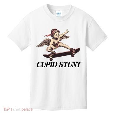 Unhinged Cringe Cupid Stunt Funny Inappropriate Embarrassing Kids T-Shirt