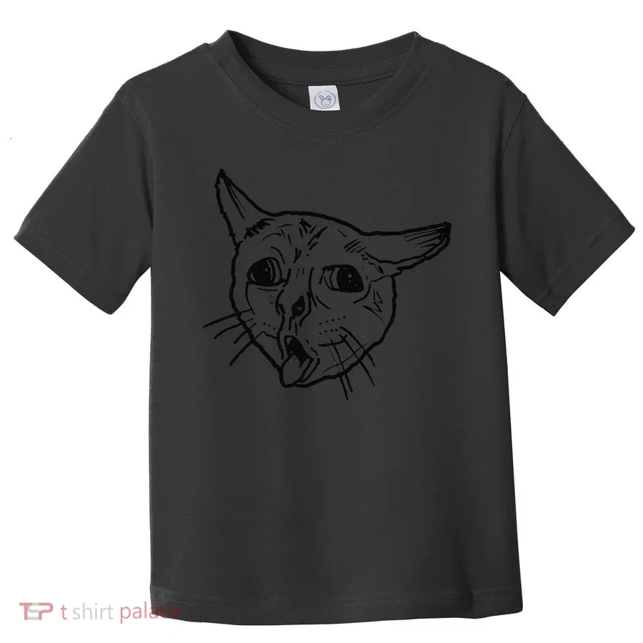 Ugly Coughing Cat Meme Toddler T-Shirt