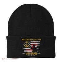 Uss Constellation Cv64 Aircraft Carrier Veteran Flag Retro Beanie thumb 0