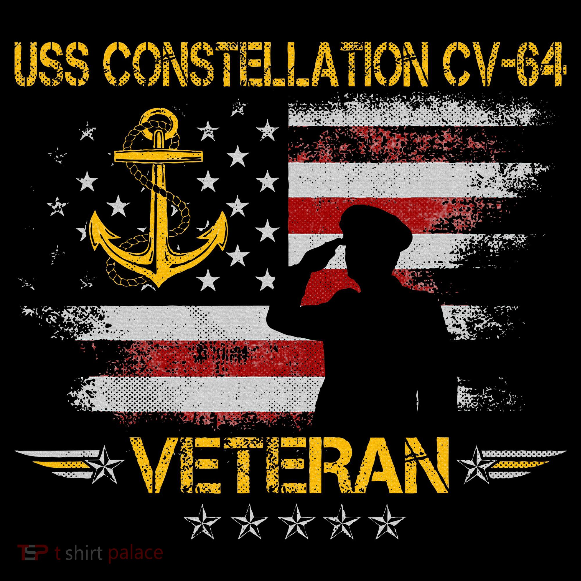 Uss Constellation Cv64 Aircraft Carrier Veteran Flag Retro Women's Hoodie