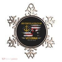 Uss Constellation Cv64 Aircraft Carrier Veteran Flag Retro Ornament thumb 0