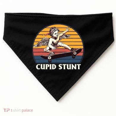 Unhinged Cringe Cupid Stunt USA-Made Doggie Bandana