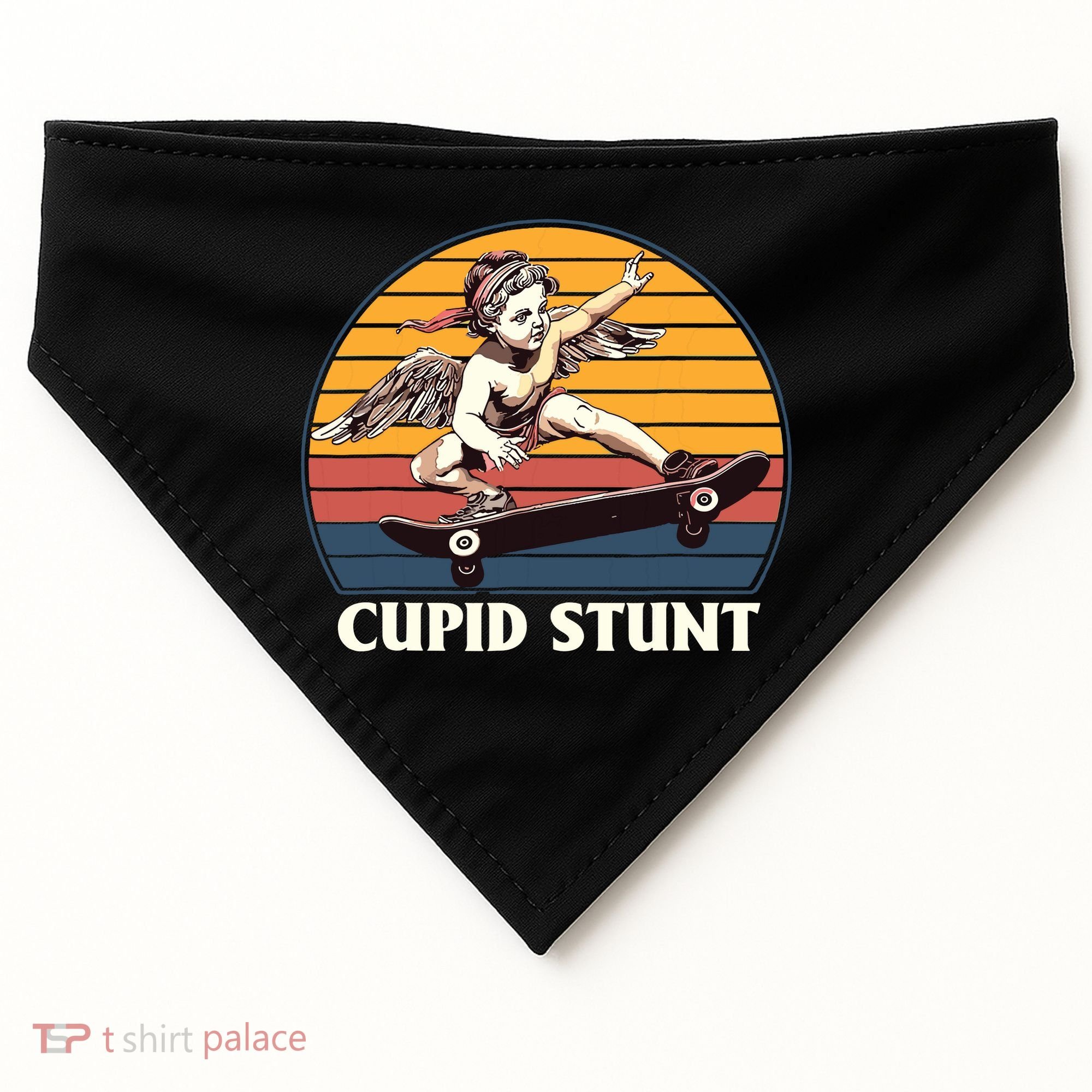 Unhinged Cringe Cupid Stunt USA-Made Doggie Bandana