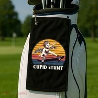 Unhinged Cringe Cupid Stunt Golf Towel thumb 2
