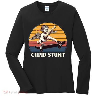 Unhinged Cringe Cupid Stunt Women's Long Sleeve Shirt