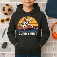 Unhinged Cringe Cupid Stunt Kids Hoodie thumb 2