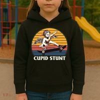 Unhinged Cringe Cupid Stunt Kids Hoodie thumb 3