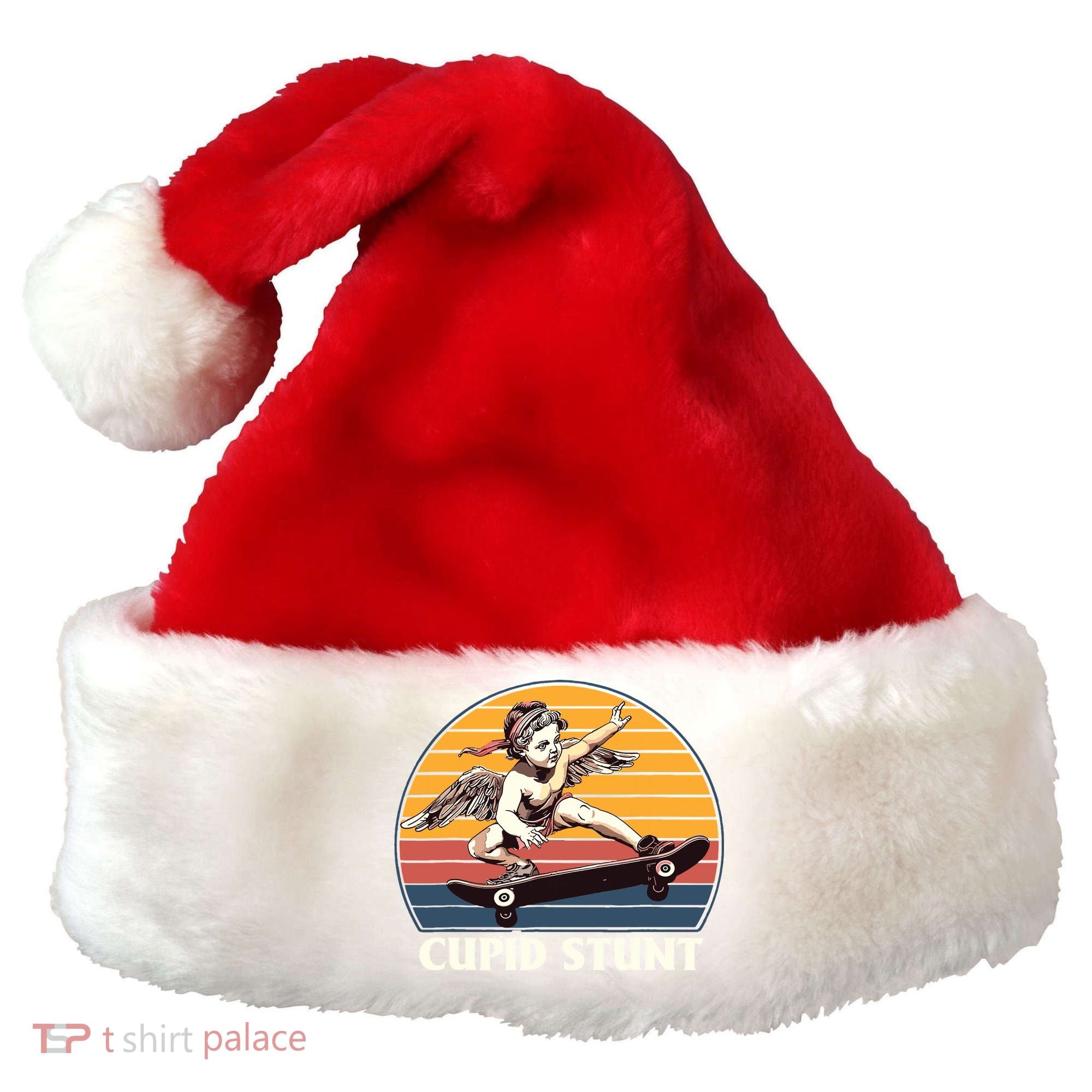 Unhinged Cringe Cupid Stunt Santa Hat