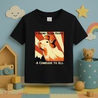 Ussr Communist Capybara Soviet A Friend To The People Toddler T-Shirt thumb 3