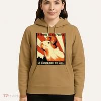 Ussr Communist Capybara Soviet A Friend To The People Hoodie thumb 5