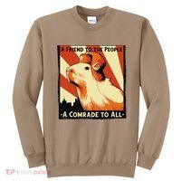 Ussr Communist Capybara Soviet A Friend To The People Sweatshirt thumb 0