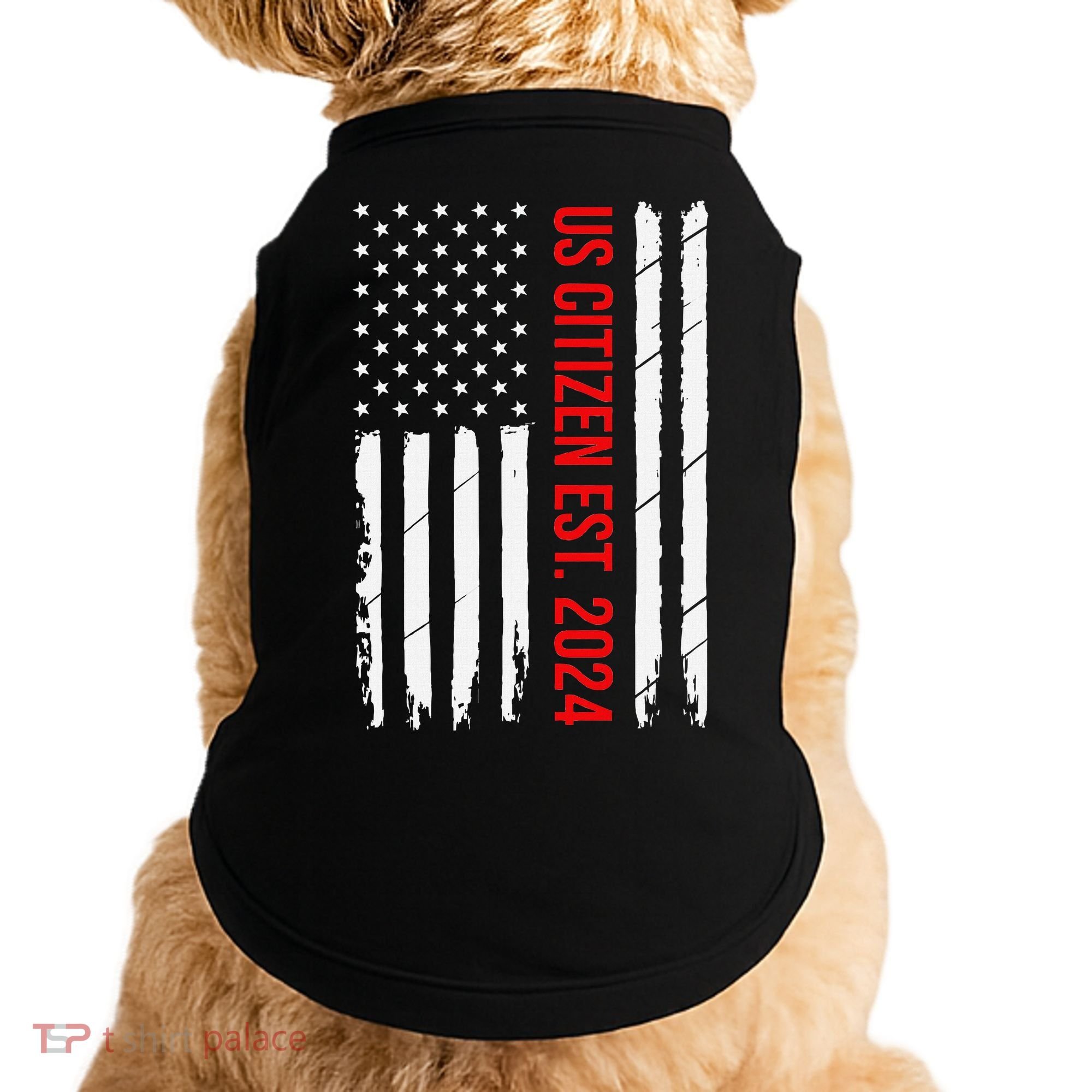 Us Citizenship Decoration American New Usa Citizen Doggie Tank