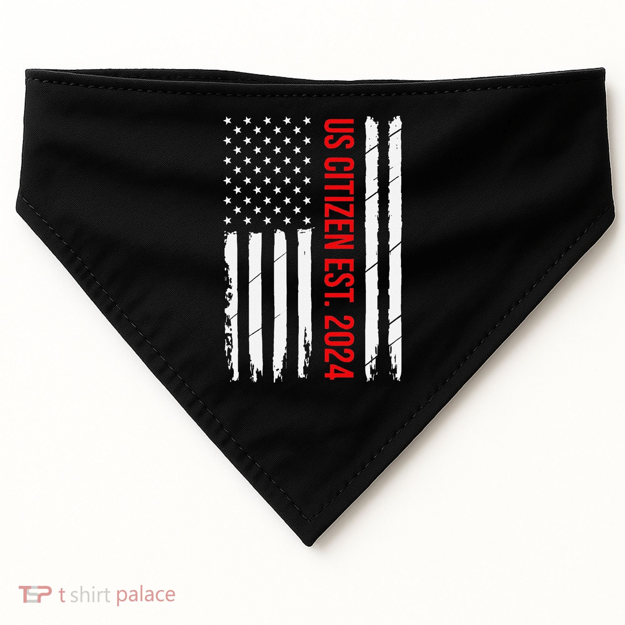 Us Citizenship Decoration American New Usa Citizen USA-Made Doggie Bandana