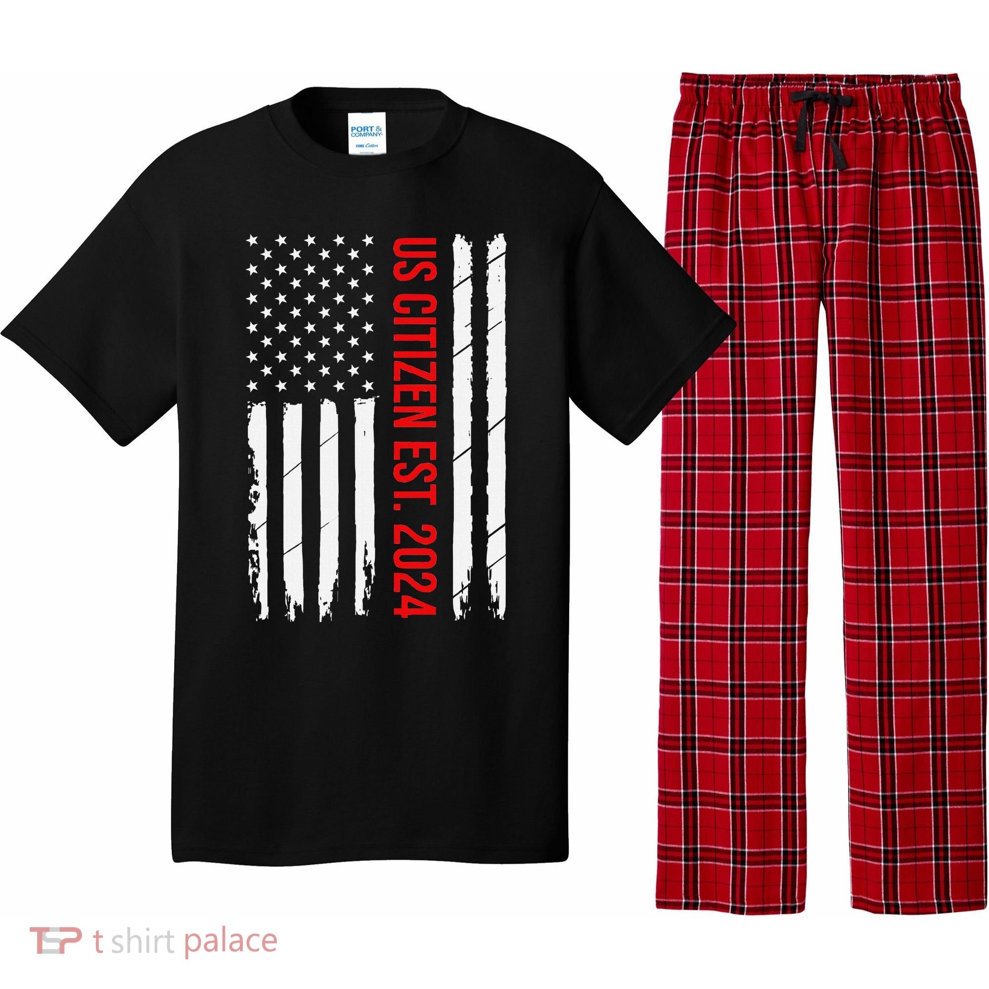 Us Citizenship Decoration American New Usa Citizen Pajama Set