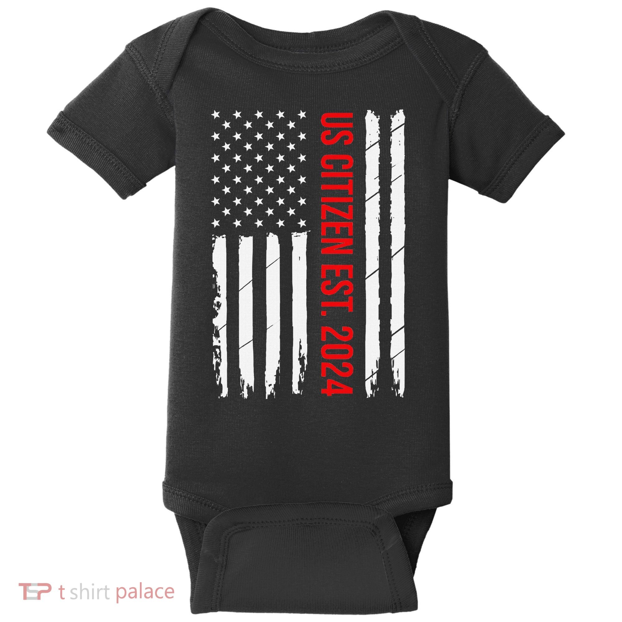 Us Citizenship Decoration American New Usa Citizen Baby Bodysuit