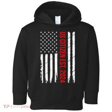 Us Citizenship Decoration American New Usa Citizen Toddler Hoodie