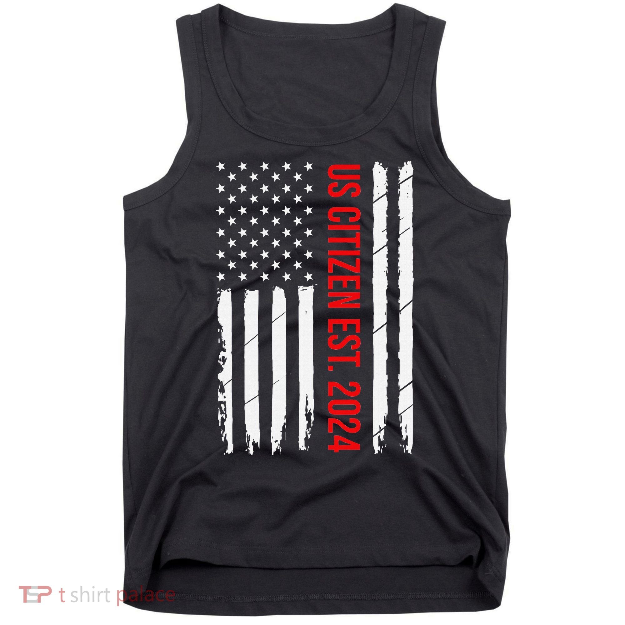 Us Citizenship Decoration American New Usa Citizen Tank Top