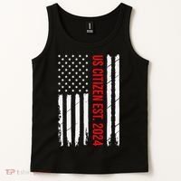 Us Citizenship Decoration American New Usa Citizen Tank Top thumb 2