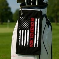 Us Citizenship Decoration American New Usa Citizen Golf Towel thumb 2