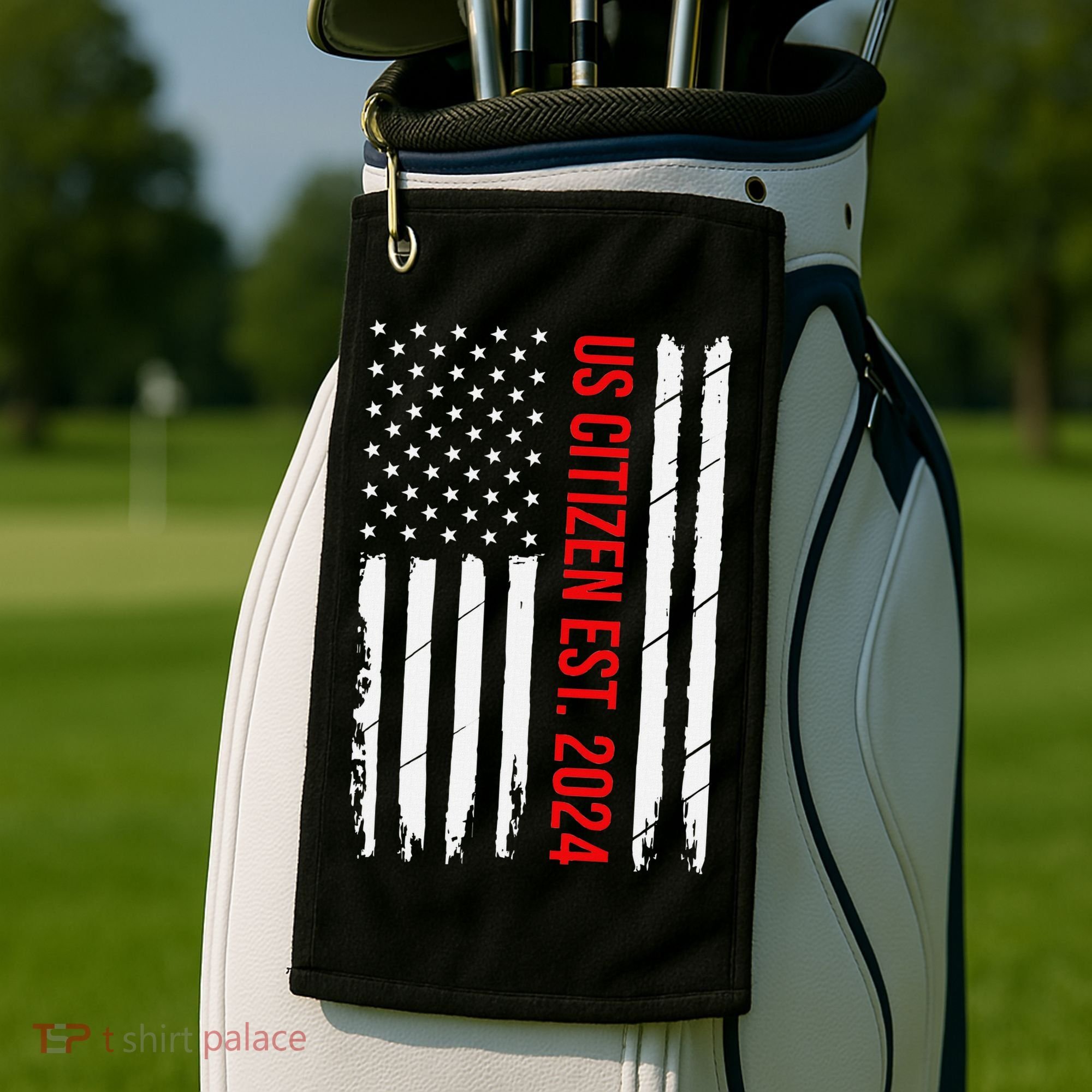 Us Citizenship Decoration American New Usa Citizen Golf Towel