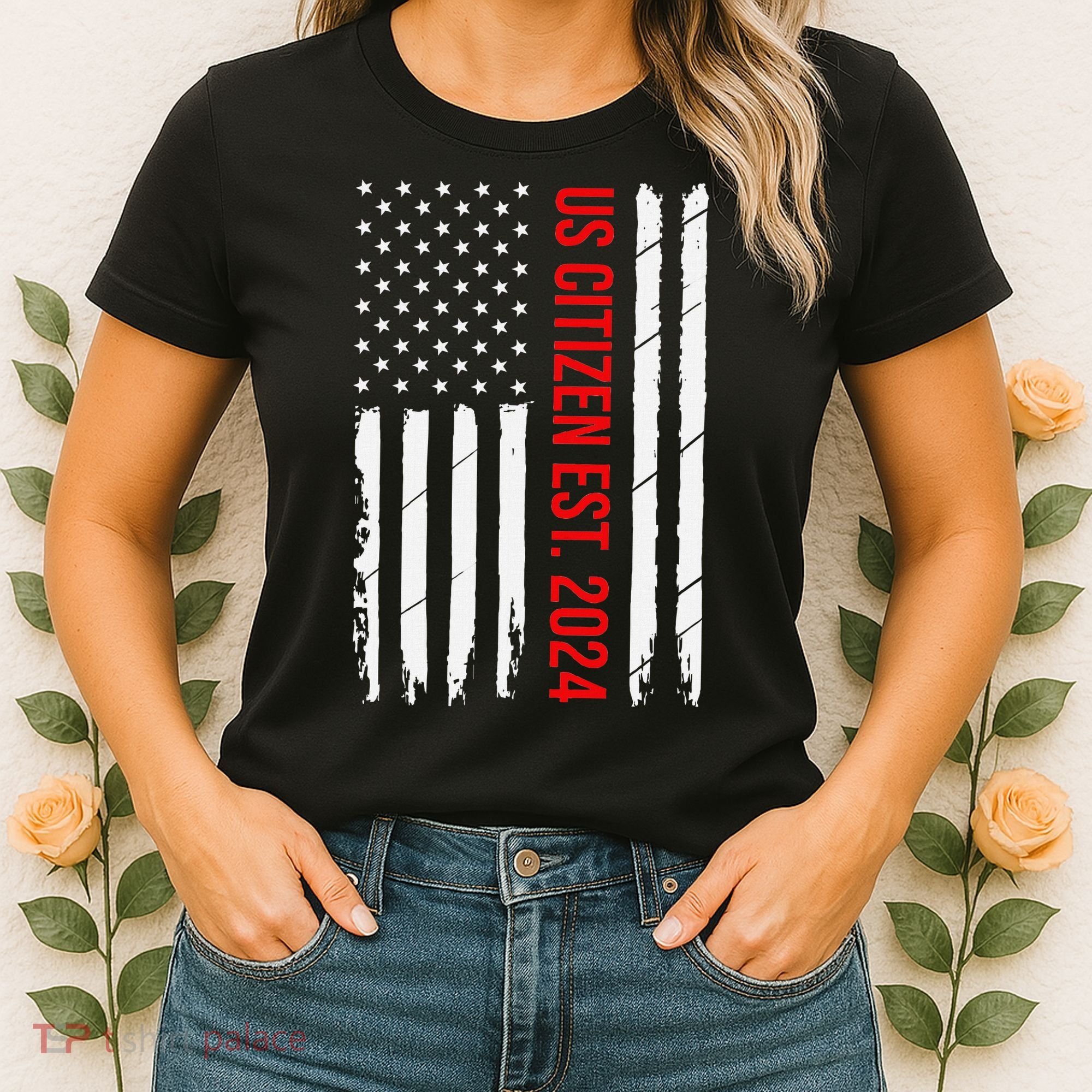 Us Citizenship Decoration American New Usa Citizen Women's T-Shirt