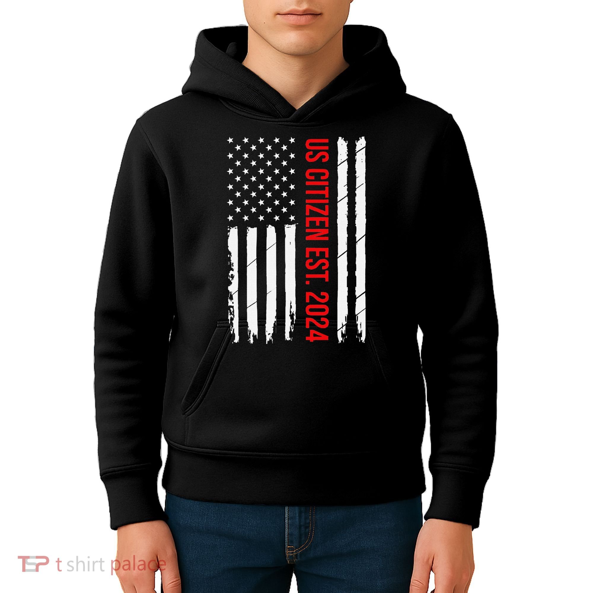 Us Citizenship Decoration American New Usa Citizen Kids Hoodie