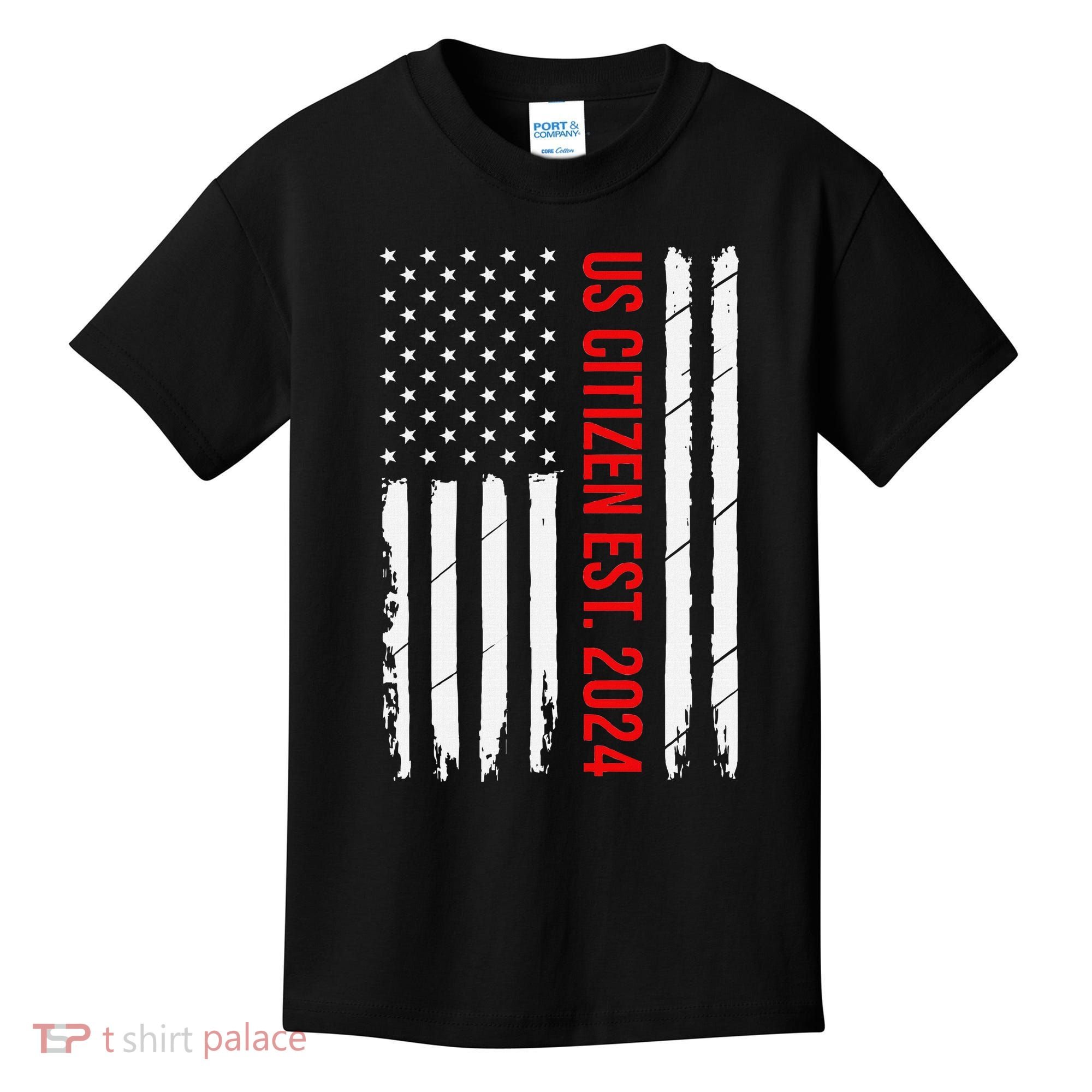 Us Citizenship Decoration American New Usa Citizen Kids T-Shirt