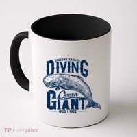 Underwater Club Diving Ocean Giant Wild And Free Coffee Mug thumb 0
