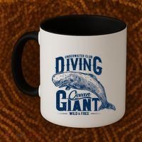 Underwater Club Diving Ocean Giant Wild And Free Coffee Mug thumb 2