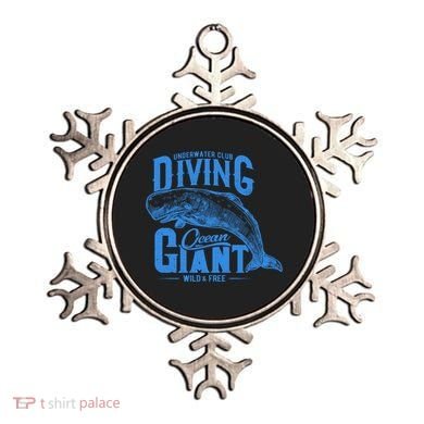 Underwater Club Diving Ocean Giant Wild And Free Ornament