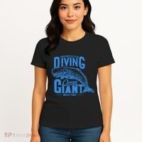 Underwater Club Diving Ocean Giant Wild And Free Women's T-Shirt thumb 4