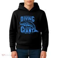 Underwater Club Diving Ocean Giant Wild And Free Kids Hoodie thumb 4