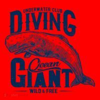 Underwater Club Diving Ocean Giant Wild And Free Santa Hat thumb 1