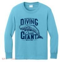 Underwater Club Diving Ocean Giant Wild And Free Kids Long Sleeve Shirt thumb 0
