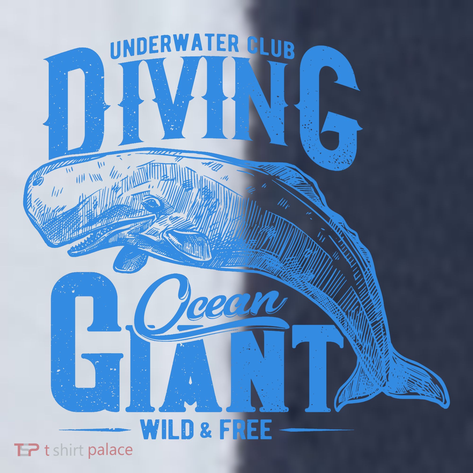 Underwater Club Diving Ocean Giant Wild And Free Sport-Tek Competitor United Soccer Jersey
